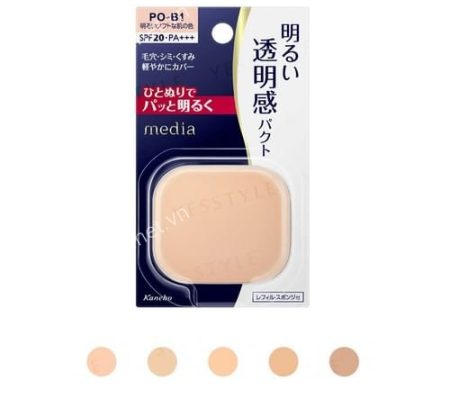 Phấn Phủ Kanebo Media Bright Up Foundation Nhật Bản