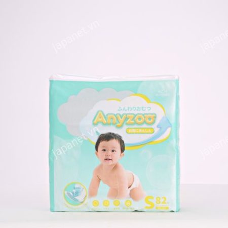 Bỉm dán Anyzoo size SS 90 miếng - Nội địa Nhật cao cấp
